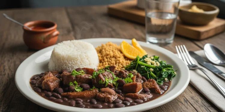 Foto realista de prato típico brasileiro para guia de fotos vídeos restaurantes